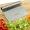 Norpro Heavy Duty Stainless Steel Bench Scraper and Chopper, Silver